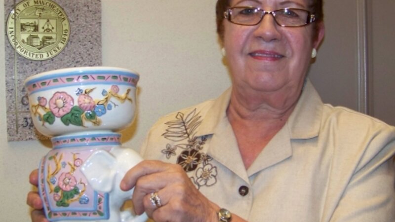 5th Annual Exhibit Elephant Planter