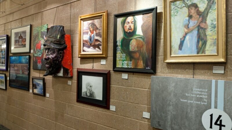 3rd Annual Exhibit Artwork on display at the 3rd Annual NAP Exhibition at Johns Hopkins Medicine