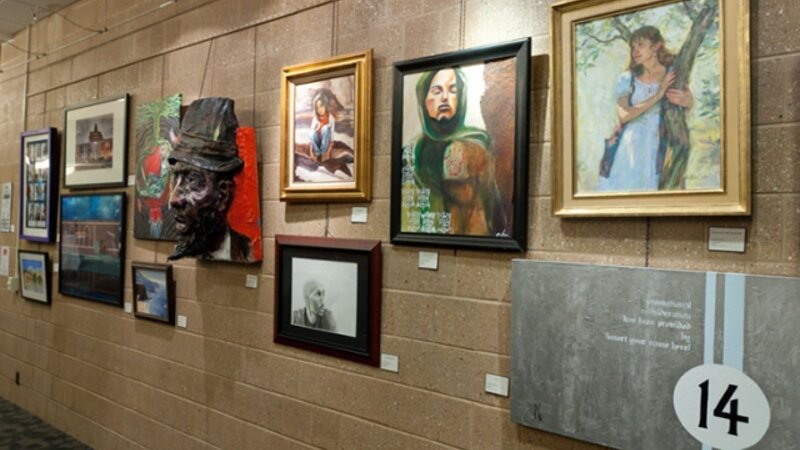 3rd Annual Exhibit Artwork on display at the 3rd Annual NAP Exhibition at Johns Hopkins Medicine