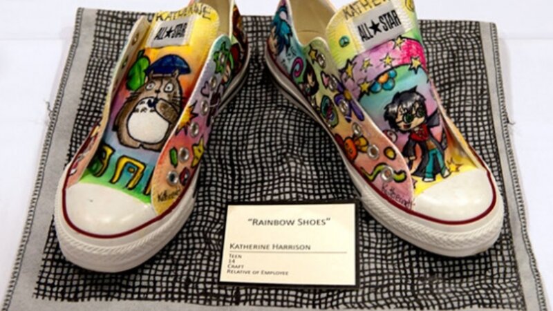 3rd Annual Exhibit Rainbow Shoes