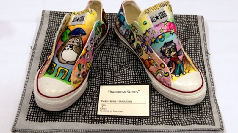 3rd Annual Exhibit Rainbow Shoes