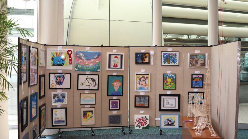 12th Annual Exhibit Youth & Teen artwork on display in OIA