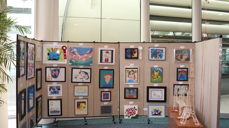 12th Annual Exhibit Youth & Teen artwork on display in OIA