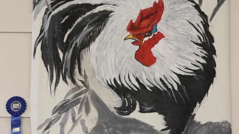 12th Annual Exhibit Angry Rooster