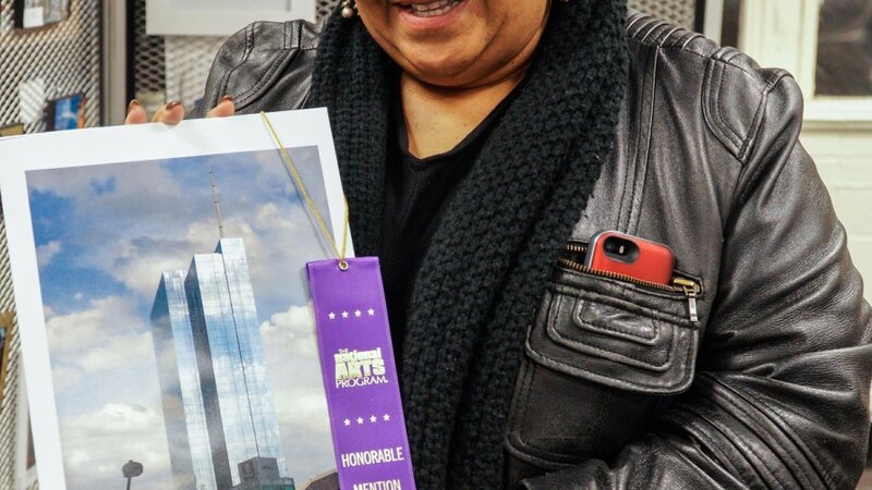 22nd Annual Exhibit Skyscraper