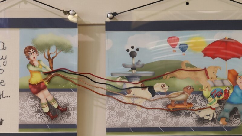 12th Annual Exhibit Dog Walker