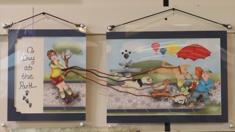 12th Annual Exhibit Dog Walker