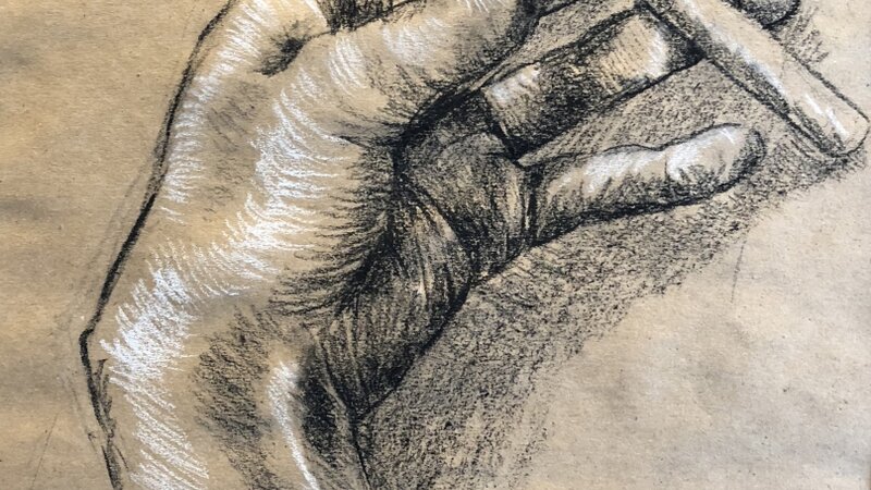 27th Annual Exhibit Study of a Hand