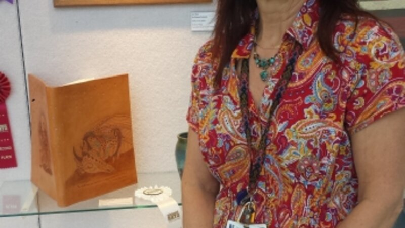 7th Annual Exhibit Tooled Leather Art Journal