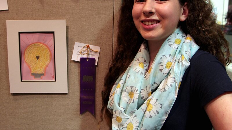 14th Annual Exhibit Lightbulb Word Art