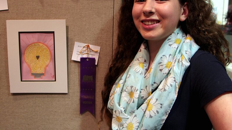 14th Annual Exhibit Lightbulb Word Art