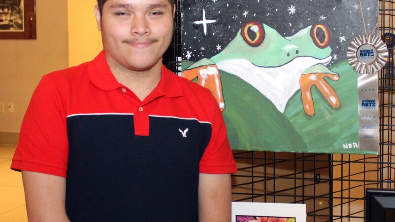 7th Annual Exhibit Happy Frog in the Moonlight