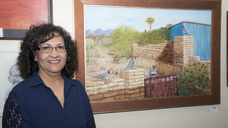 7th Annual Exhibit Morning Visitors