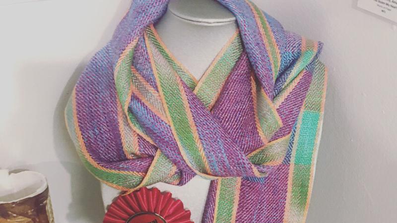 19th Annual Exhibit Iridescent Scarf