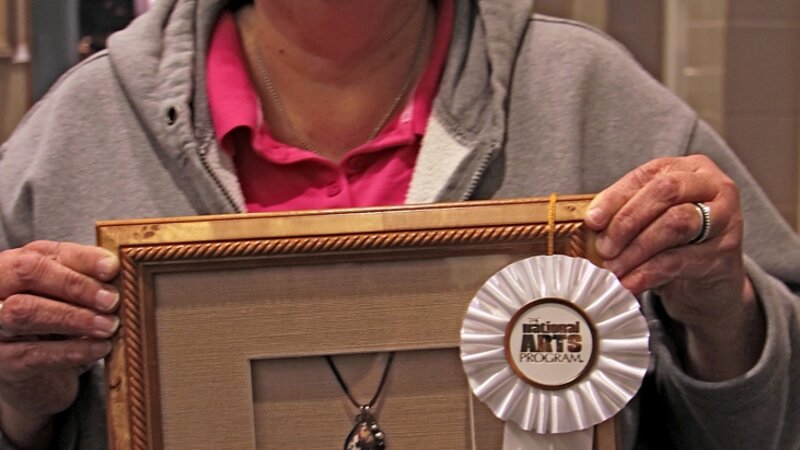 14th Annual Exhibit Dendritic Jasper Silver Pendant