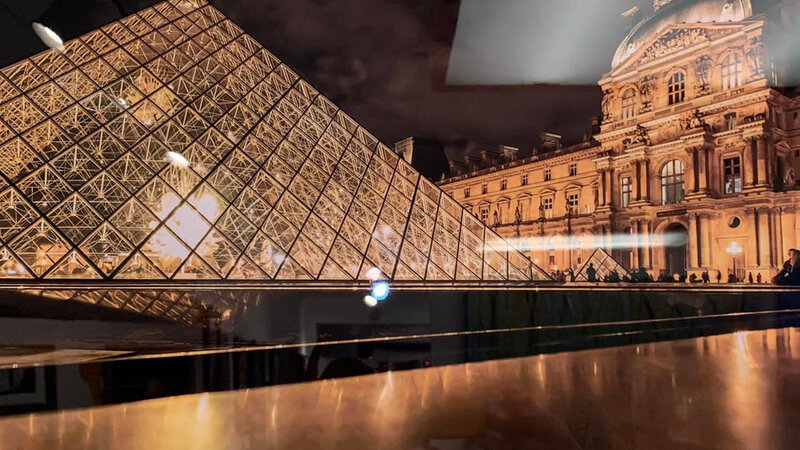 20th Annual Exhibit The Louvre at Night