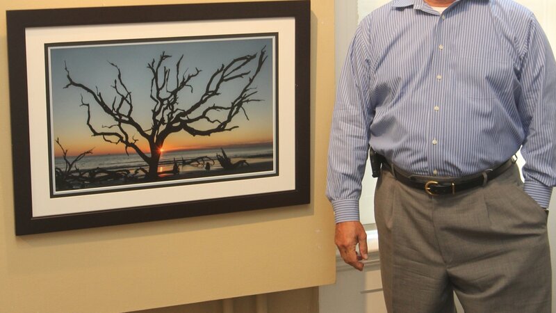 9th Annual Exhibit Sunrise Oak Tree Skeleton