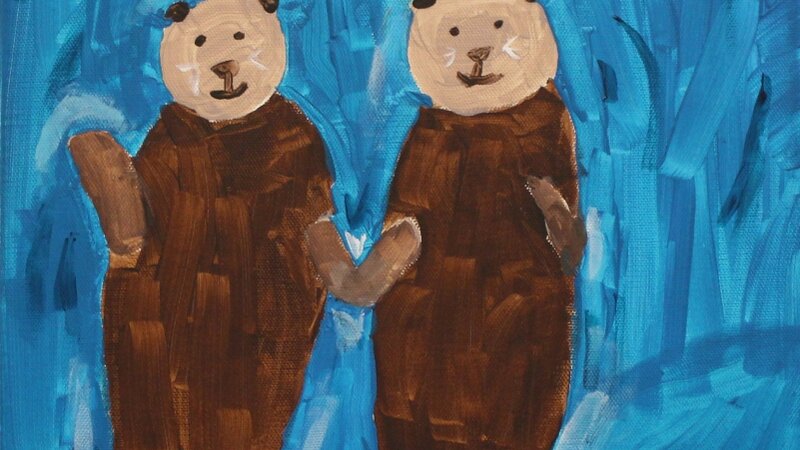 1st Exhibit Sea Otters