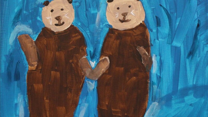 1st Exhibit Sea Otters