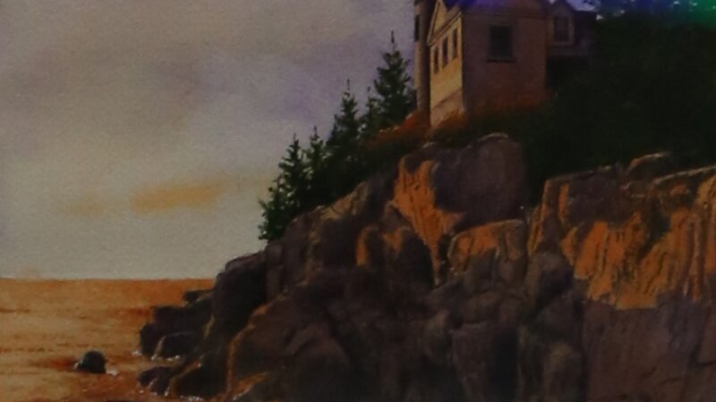 7th Annual Exhibit Acadia Light, Maine