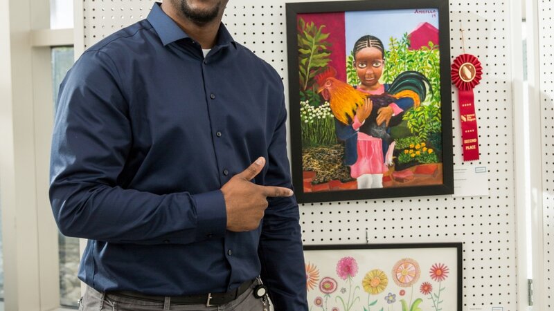 6th Annual Exhibit Ariela and Rooster