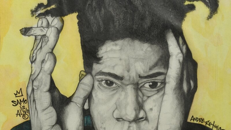 9th Annual Exhibit Basquiat Portrait