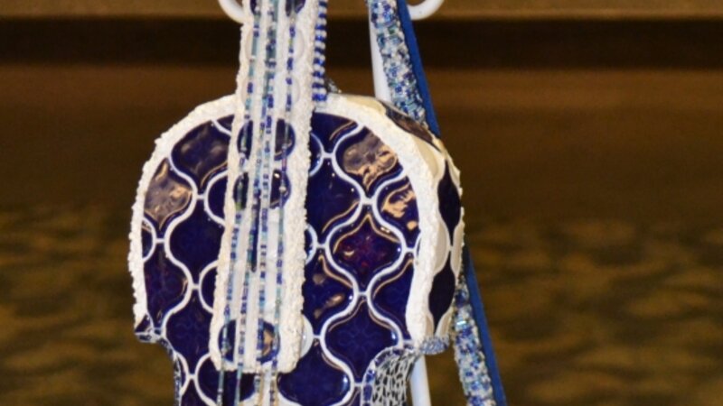 7th Annual Exhibit Webster Lewis' Blue Violin