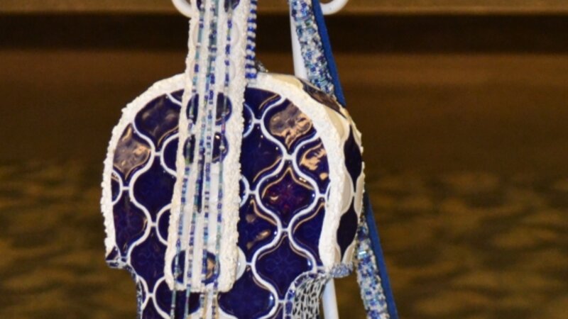 7th Annual Exhibit Webster Lewis' Blue Violin