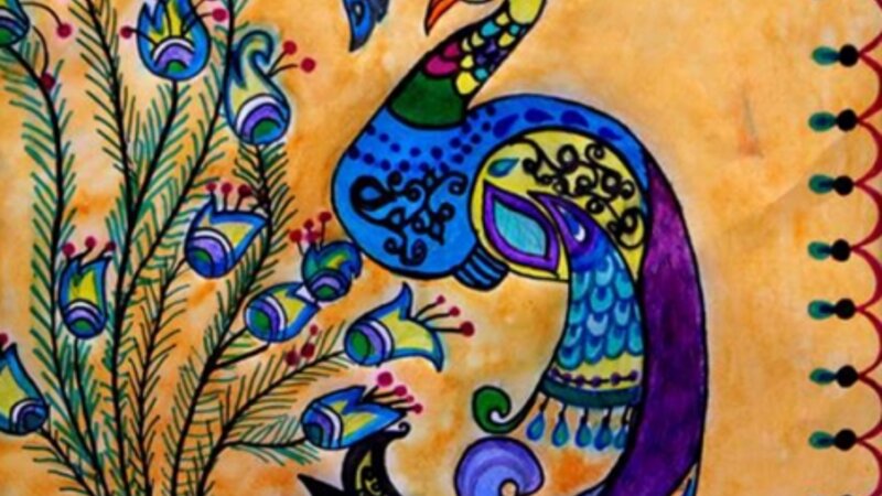 25th Annual Exhibit Colorful Peacock