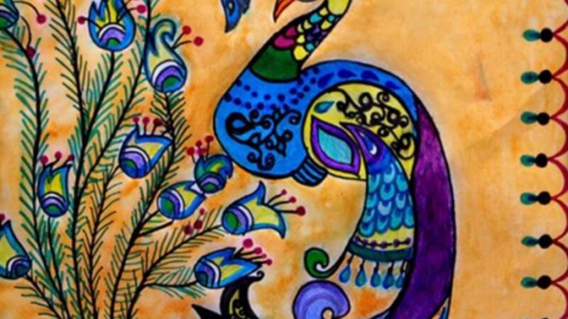 25th Annual Exhibit Colorful Peacock