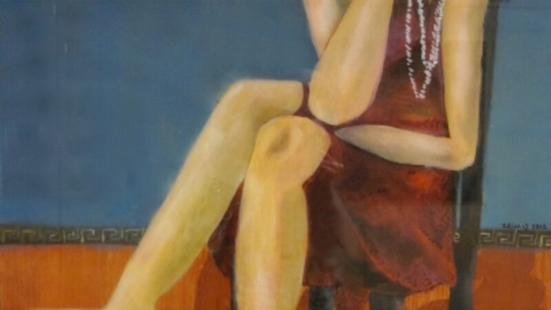 7th Annual Exhibit Woman Waiting