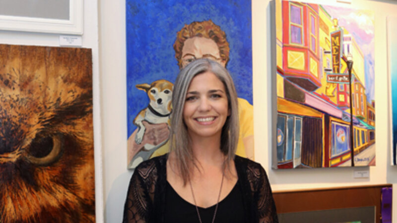 19th Annual Exhibit Dusk in the Forest