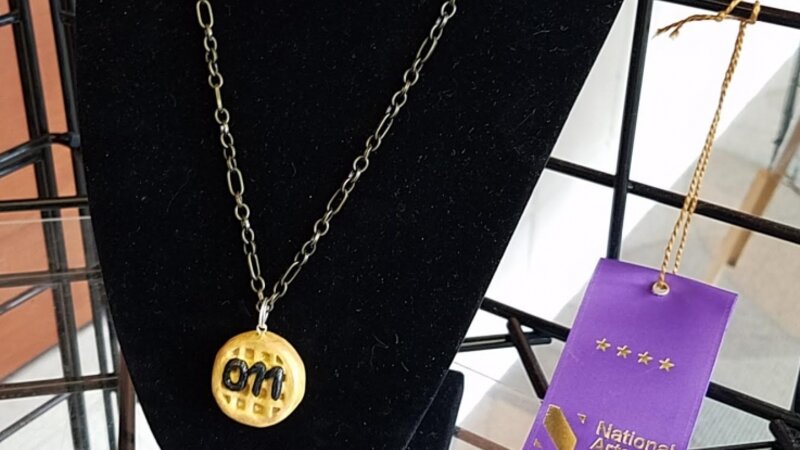 5th Annual Exhibit 011 Waffle Necklace