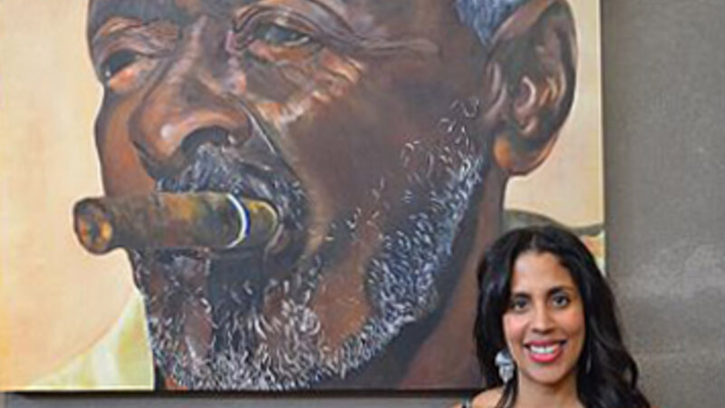 13th Annual Exhibit Man with Cigar