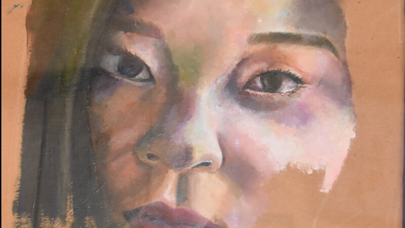 2nd Annual Exhibit Unfinished Self-Portrait