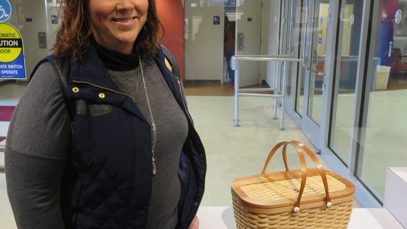 5th Annual Exhibit Black Ash Shaker Picnic Basket