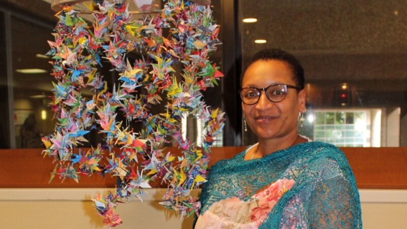 13th Annual Exhibit Origami Cranes for Peace