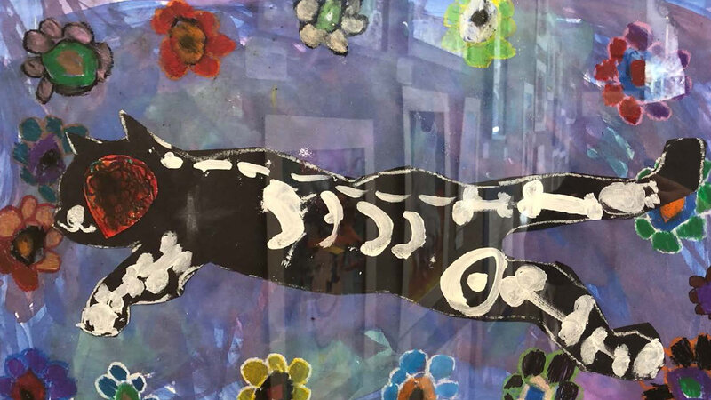 28th Annual Exhibit Day of the Dead Calaveras Cat