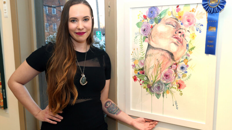 19th Annual Exhibit The Flower Take the Tears of the Weeping Night