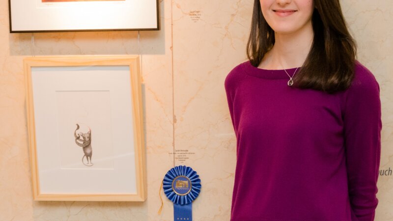 14th Annual Exhibit finally ... finally ... she understood the stuff she was made of