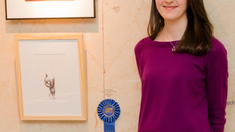 14th Annual Exhibit finally ... finally ... she understood the stuff she was made of