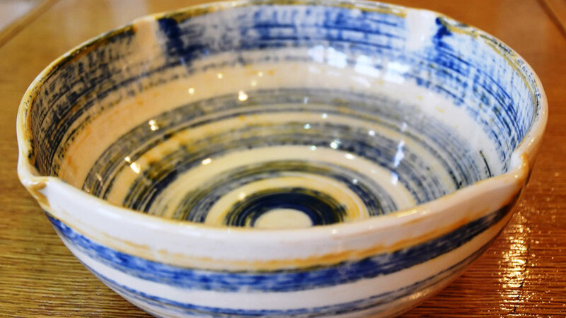 18th Annual Exhibit Serving Bowl