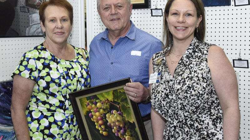 6th Annual Exhibit Still Life of Wine Grapes