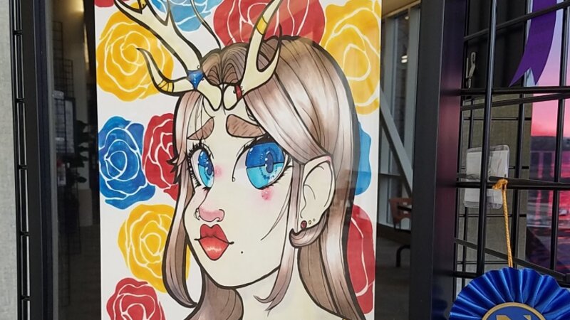 5th Annual Exhibit Deer in Headlights