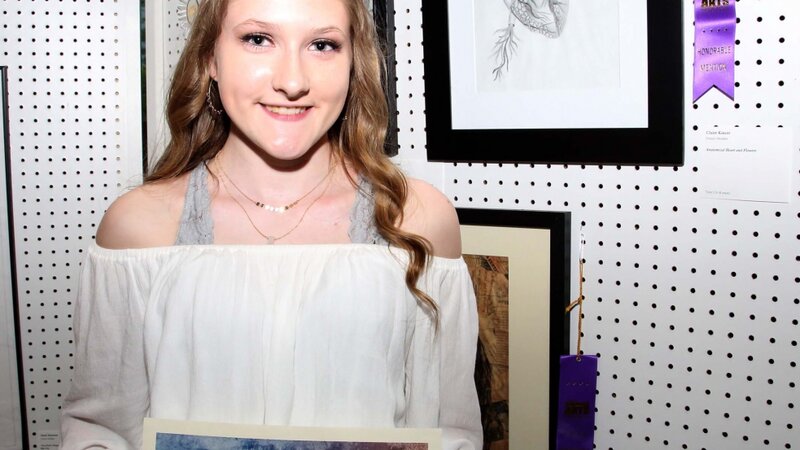 5th Annual Exhibit Anatomical Heart and Flowers