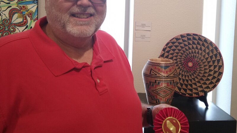 15th Annual Exhibit Basket Illusion Wood Turning Platter