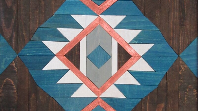 14th Annual Exhibit Tiled Wood