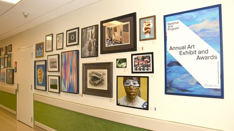 6th Annual Exhibit One of the many art filled hallways of Lurie Childrens Hospital