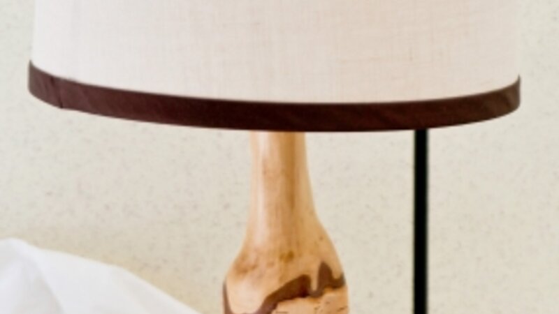 9th Annual Exhibit Birch Lamp