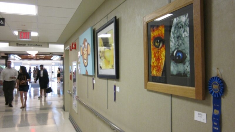 5th Annual Exhibit Artworked not only filled the lobby, but extended down the first floor hallway at Atlantic Health's 5th Annual NAP Exhibition